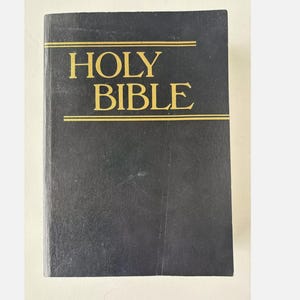 The Holy Bible, King James Version, Extra Large Print, Vintage Bible, Old Bible