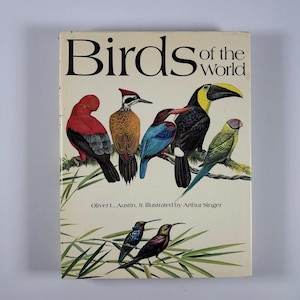 Vintage 60s Birds of the World, Natural History Hardcover, Birds of North America, Bird Watching