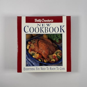 Vintage Cookbook 90s: Betty Crocker&#39;s New Cookbook, 1996, Retro Cookbook, Old American Recipes, Retro Cookbook, Retro Recipes