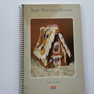 Vintage 1960s Cookbook, Recipes: The Cooking of Germany, German Cookbook, German Recipes, Retro Cookbook, Antique Cookbook