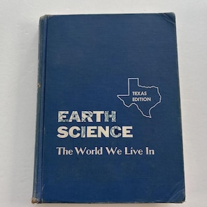 Vintage 60s Earth Science: The World We Live In, Samuel N. Namowitz, Hardcover