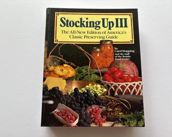 Stocking Up III, Classic Preserving Guide, Retro Recipes, Nostalgic Recipes 80s, Vintage Recipes, Rare Cookbook