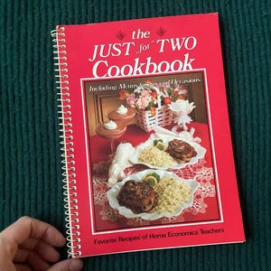 Vintage Cookbook, Just for Two Cookbook, Favorite Recipes of Home Economics Teachers, American Recipes, Retro Cookbook, Antique Cookbook