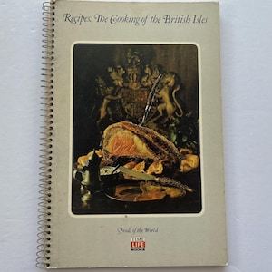 Vintage 70s Cookbook, Recipes: The Gooking of the British Isles 1975, English Recipes, Retro Cookbook, Antique British Cookbook