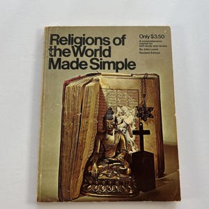 Religions of the World Made Simple by John Lewis, Vintage 60s Religious Studies, Faith and Worship, Christian Literature, Bible Studies