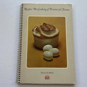 Vintage 60s Cookbook, Recipes: The Cooking of Provincial France, Paperback, 1968 Cookbook, Italian Recipes, Retro Cookbook, Antique Cookbook
