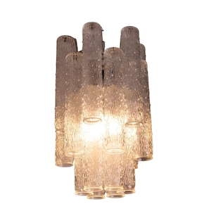 Midcentury Murano Glass Chandelier Tronchi by Toni Zuccheri for Venini, 1960s