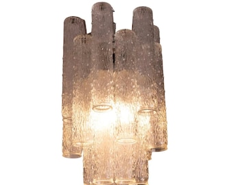 Midcentury Murano Glass Chandelier Tronchi by Toni Zuccheri for Venini, 1960s