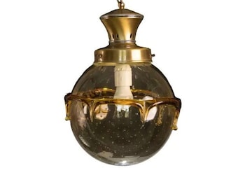 Murano Flush Mount Bubble Ball, 1970s