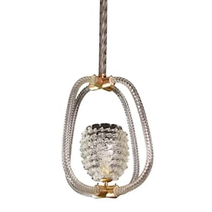 Amazing Ercole Barovier Art Deco Chandelier, 1940s