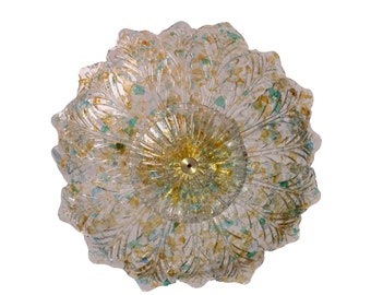 Harlequin, Multicolor Rainbow Murano Glass Ceiling Light or Flush Mount, 1970s
