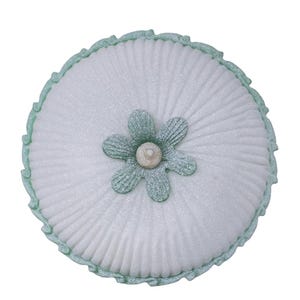 Elegant Italian Green and Murano Glass Ceiling Flower