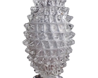 Ercole Barovier Rostrato Murano Italian Glass Vase for Barovier & Toso, 1940s