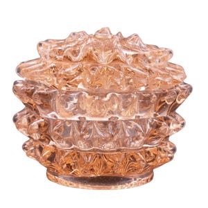 Rare Orange Ercole Barovier Rostrato Murano Glass Vase for Barovier & Toso