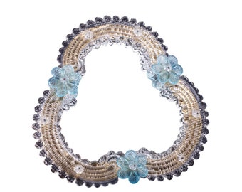 Classic Vintage Venetian Murano Glass Mirror, 1970s