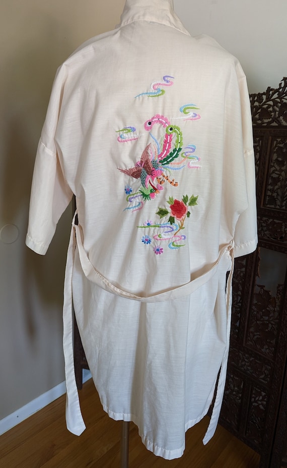 Vintage Hand Embroidered Souvenir Kimono