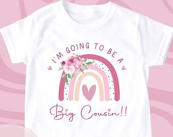I'm Going To Be A Big Cousin Unicorn Face Gift T-Shirt I'm Going To Be A Big Cousin Unicorn Face Gift T-Shirt