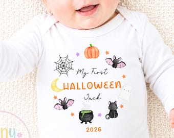 First Halloween Sleepsuit, Baby Halloween, Baby 1st Halloween Gift, 1st Halloween Babygrow, Halloween Outfit for baby, Halloween costume