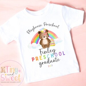 Personalised Nursery Graduation T Shirt, Preschool Graduation T Shirt, Nursery T Shirt, Nursery Keepsake, Pre School Keepsake, Graduate