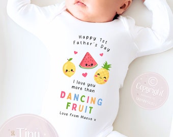 Fathers Day Sleepsuit, 1st Fathers Day As My Daddy, New Dad Gift, Fathers Day, 1st Fathers Day Babygrow, Sleepsuit Babygrow Bodysuit, Dad