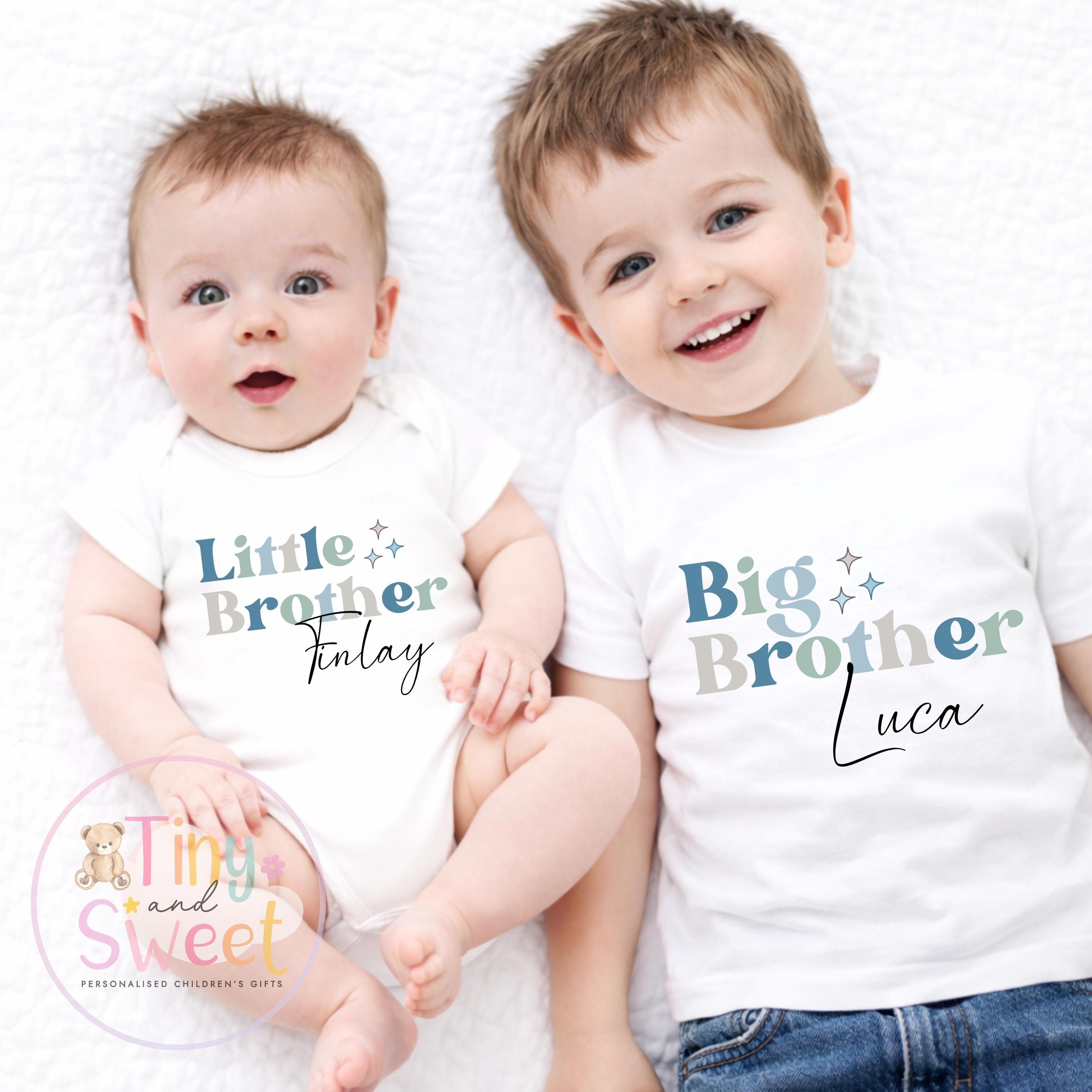 B'z Brothertood Tシャツ XSサイズ Big Brother & Little Brother Matching Outfits, Big Brother Reveal