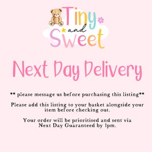 Next Day Delivery, Same Day Dispatch, Add On, Urgent Order, Needed By Certain Date