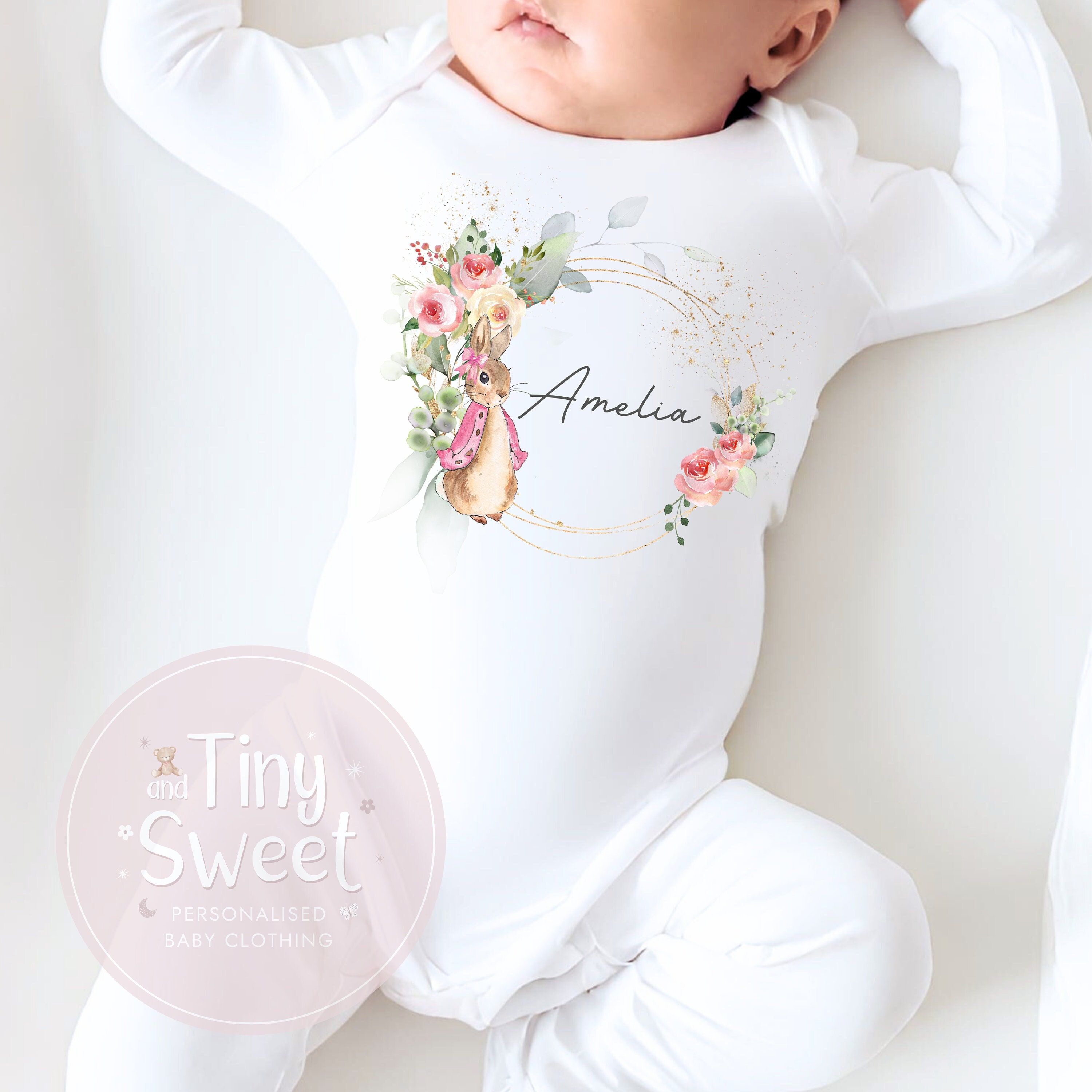 Personalised tiny baby clothes 2025