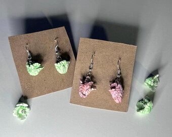 Vegetable Earrings-Cabbage