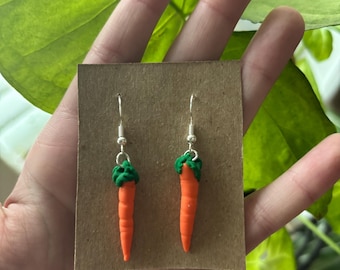 Vegetable Earrings-Carrot
