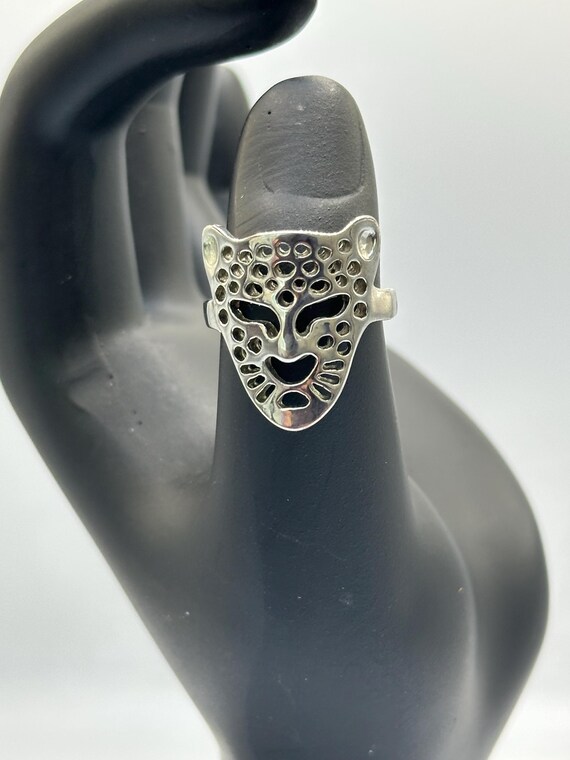 Sterling Silver Cheetah Ring - image 1