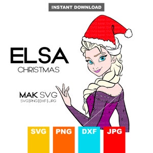 Frozen Christmas SVG,Elsa Christmas svg, Sisters SVG, Design Files For Cricut, Silhouette Cut Files, Anna svg, Elsa svg, Frozen svg