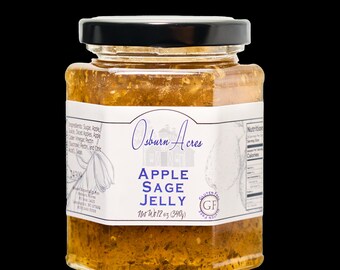 Gelatina de manzana y salvia