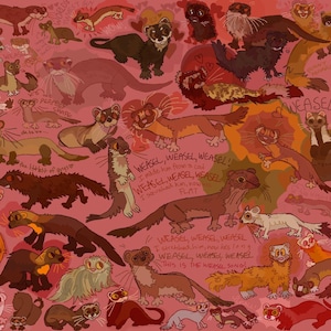 A Love Letter to Weasels  - Print