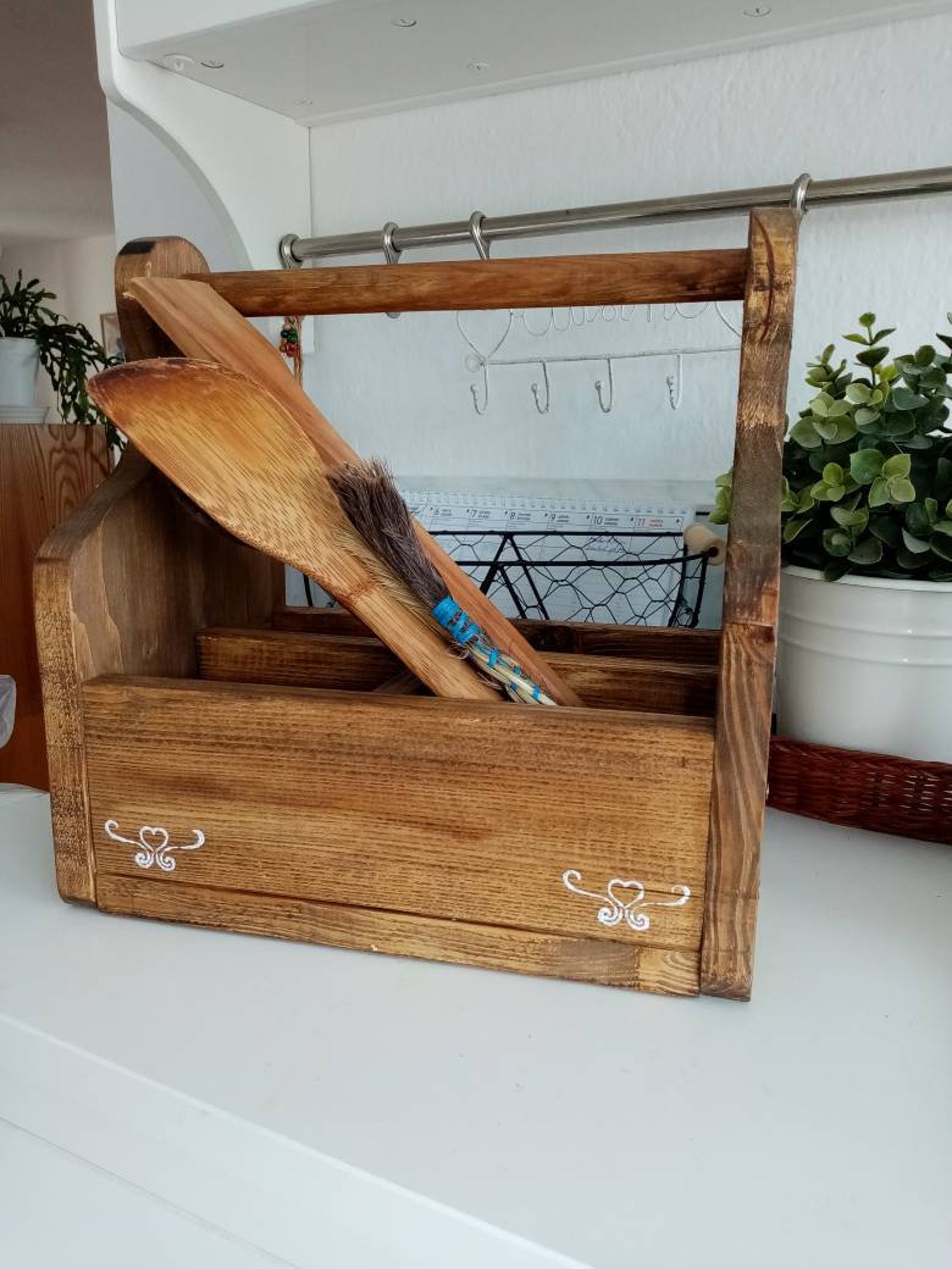 Rustic Wood Tool Box, Wedding Tool Box,garden Tool Box, Farmhouse Decor