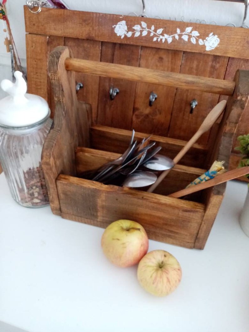 Rustic Wood Tool Box, Wedding Tool Box,garden Tool Box, Farmhouse Decor