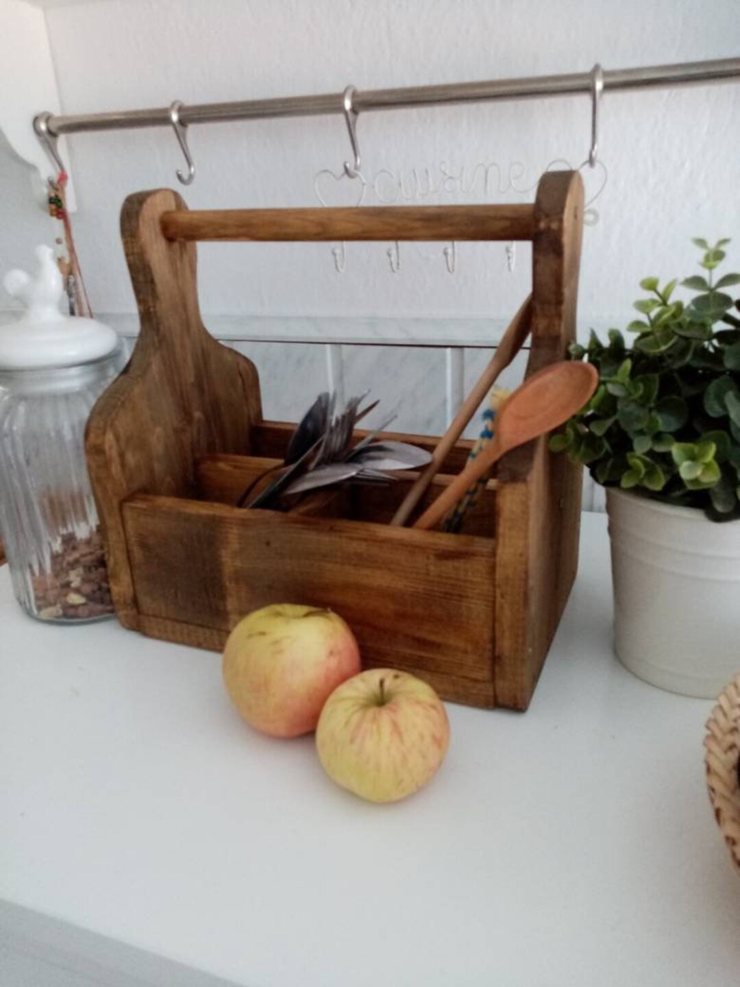 Rustic Wood Tool Box, Wedding Tool Box,garden Tool Box, Farmhouse Decor