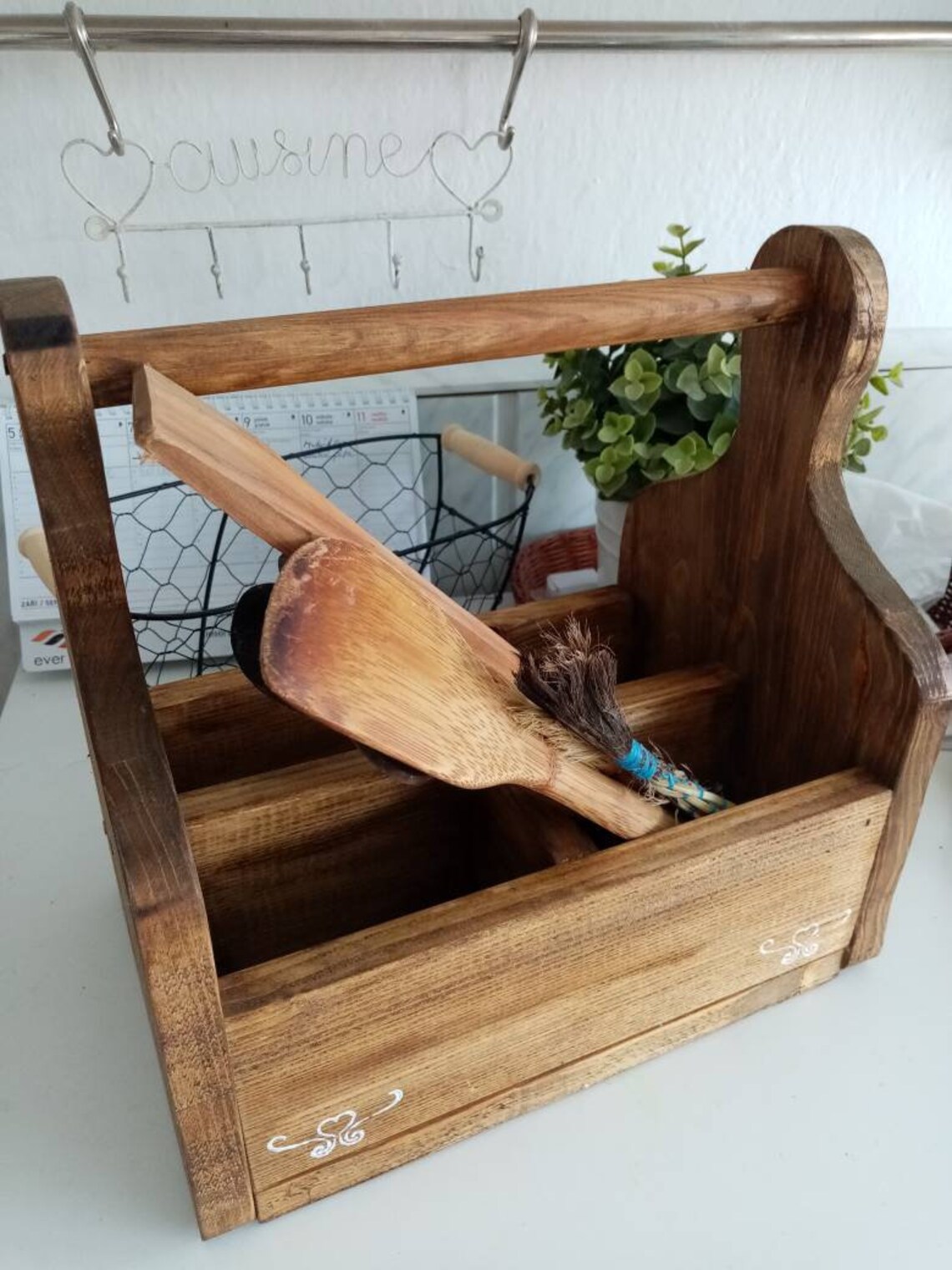 Rustic Wood Tool Box, Wedding Tool Box,garden Tool Box, Farmhouse Decor