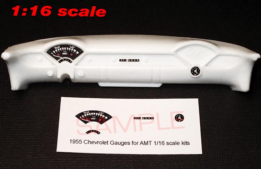 1957 BEL AIR 1/6 scale dashboard replica GMP – 1/6 Scale – 1957