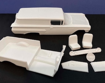1960 Chevrolet Sedan Delivery Resin Conversion Kit for New AMT 1960 Chevy Nomad - 1/25 scale