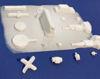 Resin 1/25 FORD 144 170 200 6-CYL engine kit 1960-1977 by Ken Kitchen & BMCP