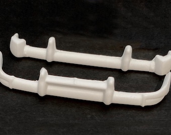 Resin 1951 Chevrolet Bumpers with Over Riders for 1/25 scale AMT Model Car Kits