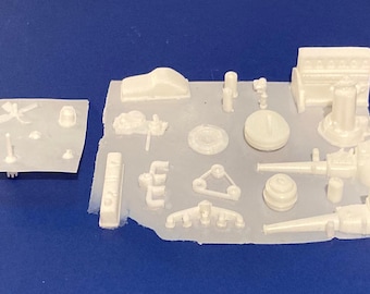 Resin Ford 223 262 6 Cylinder engine kit for 1954-1960 - Mastered by Ken Kitchen & BMCP - 1/25 Scale
