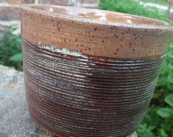 Pottery Brown Speckle Planter