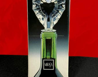 Mikasa Venus Crystal Heart Bottle Stopper - New In Box - Valentine’s Day’s Gift