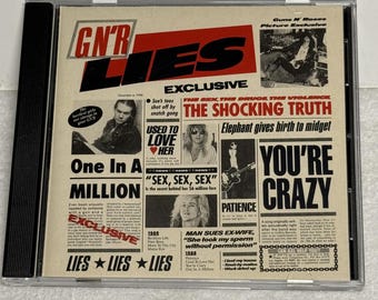 Guns N' Roses Lies Exclusive CD 1986-1988 Rock Album