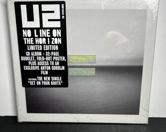 U2 No Line On The Horizon Limited Edition CD Poster Booklet New Sealed - Anton
