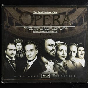 Great Masters of the Opera Trilogy Box Set Missing Disc 2 Pavarotti Callas