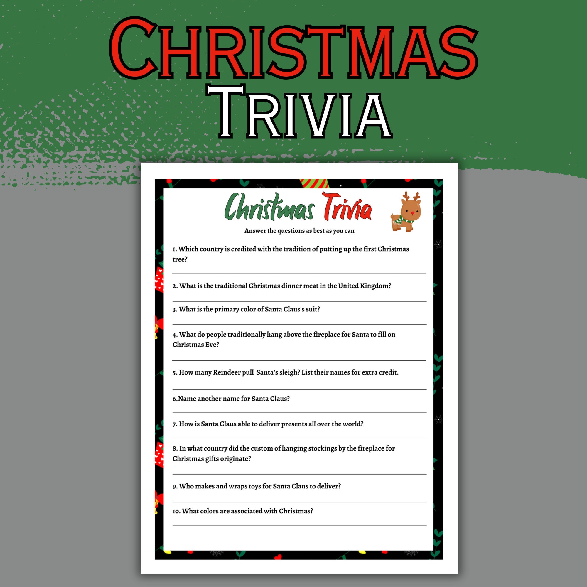 Christmas Trivia| Christmas Trivia Bible| Christmas Bible Trivia ...