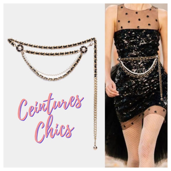 Chanel Chain Dress Etsy