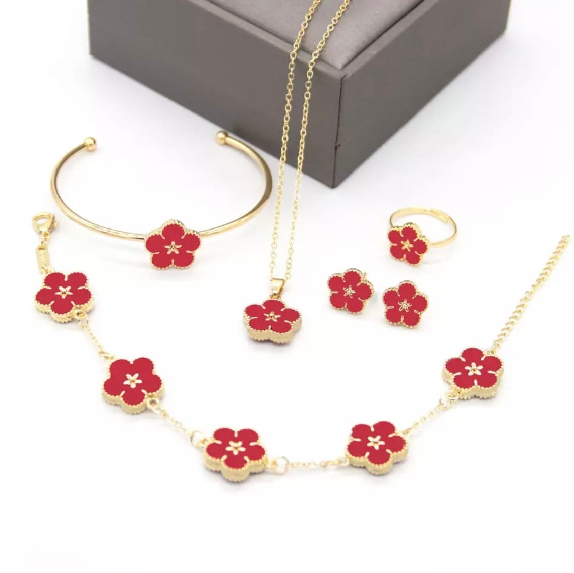 Designer Necklace Vintage Set Clover Designer Jewelry -  Finland